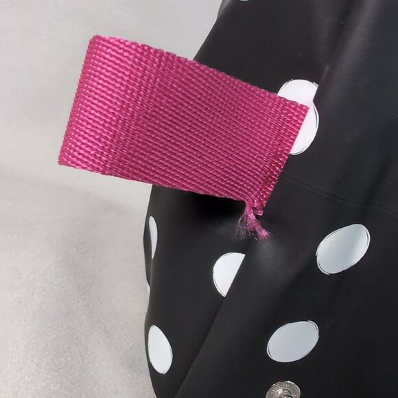 Victorias Secret PINK Loco for Coco Polka Dot Toiletry Cosmetic Bag Travel Black - Picture 8 of 16